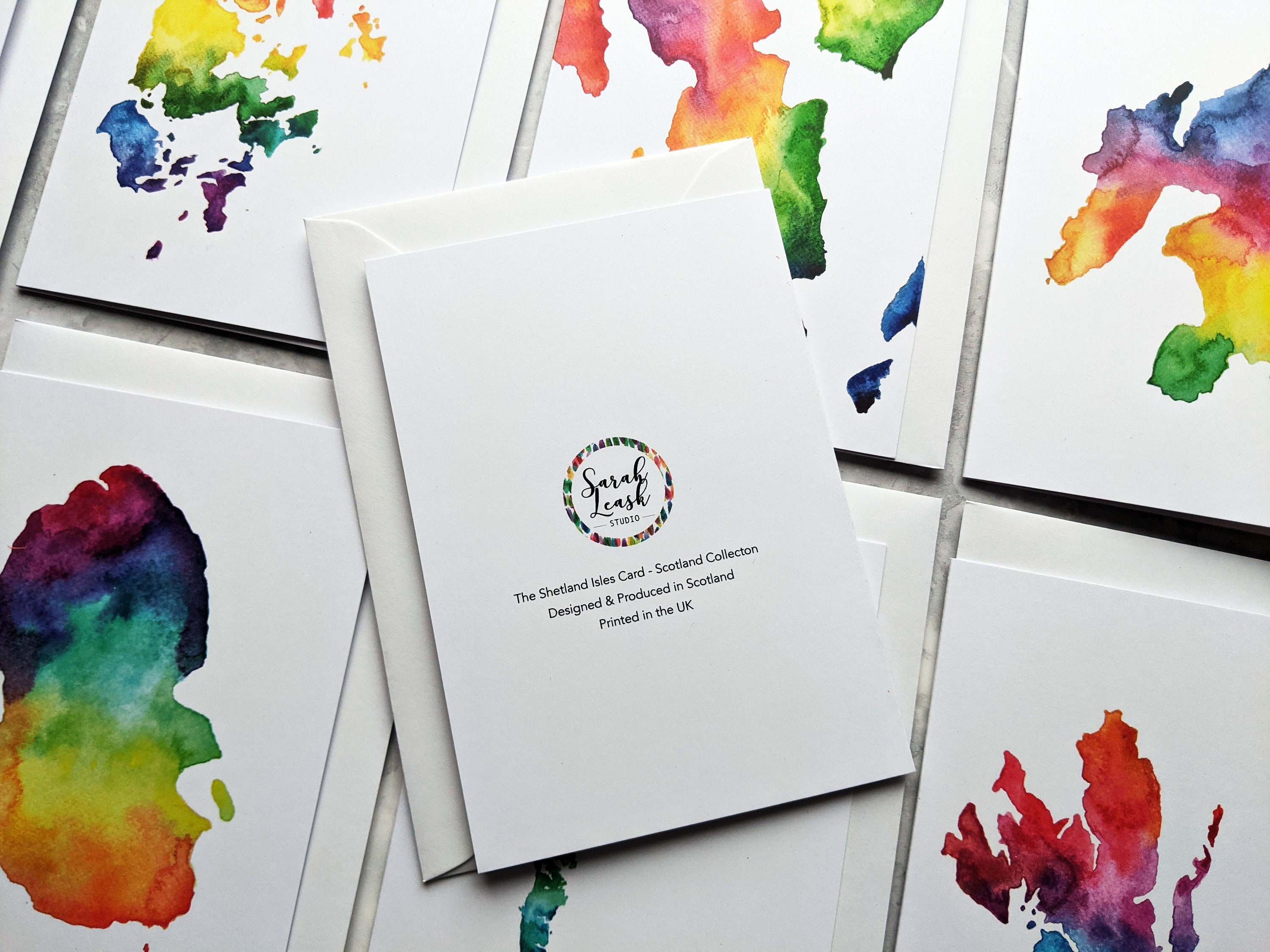Scottish Islands Greetings Card Set pack of 8 - Etsy