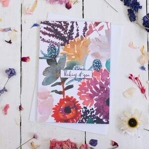 Thinking of You Floral Greetings Card
