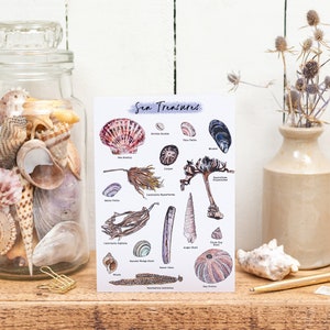 Tarjeta de felicitación de Sea Treasures