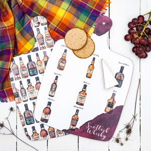 Whisky Bottle Chopping Board | Scottish Whisky Cheese Board