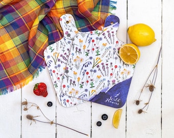 Wildflowers Watercolour Mini Chopping Board