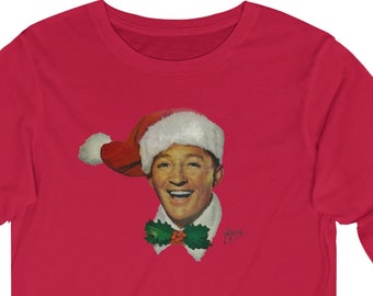 Bing Crosby - White Christmas - Vintage Feel - Unisex Jersey Long Sleeve Tee