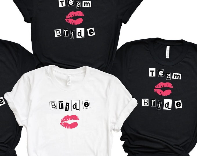Bride - Team Bride - Mean Girls - Burn Book - Bachelorette Party - Jersey Short Sleeve Tee