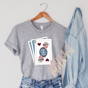 Queen of Hearts - Queen Elizabeth II - Royal Family - Unisex Jersey Short Sleeve Tee