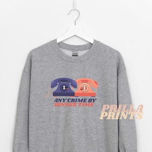 Any Crime by Dinner Time - Olsen & Olsen Mystery Agency - Mary Kate and Ashley - Unisex Heavy Blend Crewneck Sweatshirt