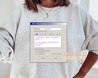 Customized Away Message - AIM - 90s - Buddy - AIM Buddy - AOL - You've Got Mai Unisex Jersey Short Sleeve Tee - ash