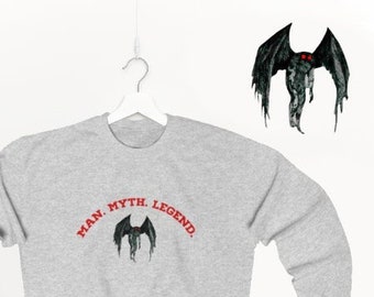 Moth Man - MothMan - Folk - Halloween - Unisex Heavy Blend Crewneck Sweatshirt