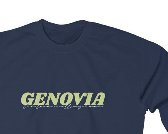 Genovia - The Land I Call My Home - The Princess Diaries -  Unisex Heavy Blend Crewneck Sweatshirt
