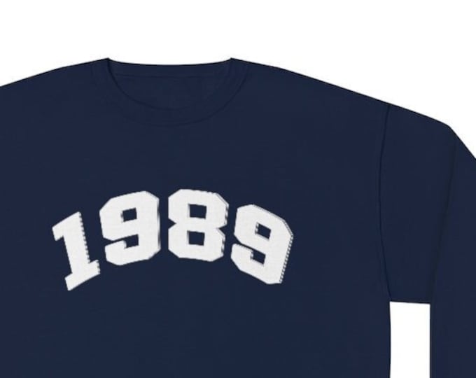 BORN IN 1989-  NuBlend® Crewneck Sweatshirt