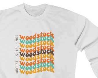 Festival of Love - 1969 - Woodstock '69 - Heavy Blend Crewneck Sweatshirt