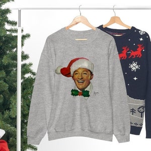 Bing Crosby - White Christmas - Christmas Sweater - Vintage Feel - Santa - Unisex Heavy Blend Crewneck Sweatshirt