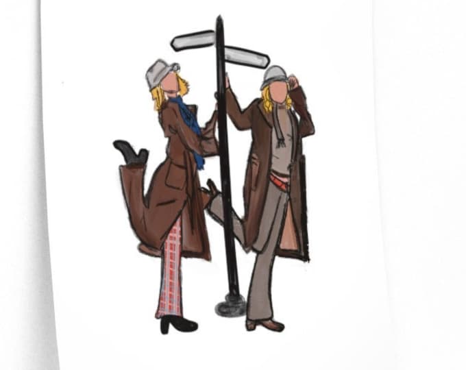 Mary-Kate & Ashley Olsen Twins - Winning London - 90s Vibes - Sketch Minimalist - Premium Matte vertical posters