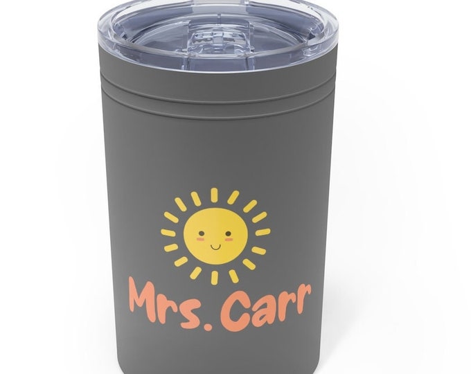 Personalized - Teachers Gifts - Elementary School - Vacuum Insulated Tumbler, 11oz