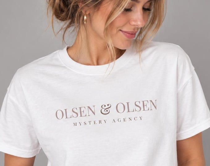 Olsen & Olsen Mystery Agency T-Shirt, Mary Kate and Ashley Inspired Tee, 90s Nostalgia Sweatshirt, Olsen Twins Gift