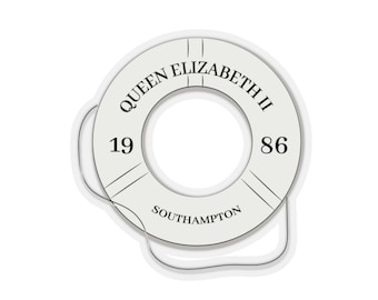 Queen Elizabeth II - The Parent Trap - Boat - Kiss-Cut Stickers