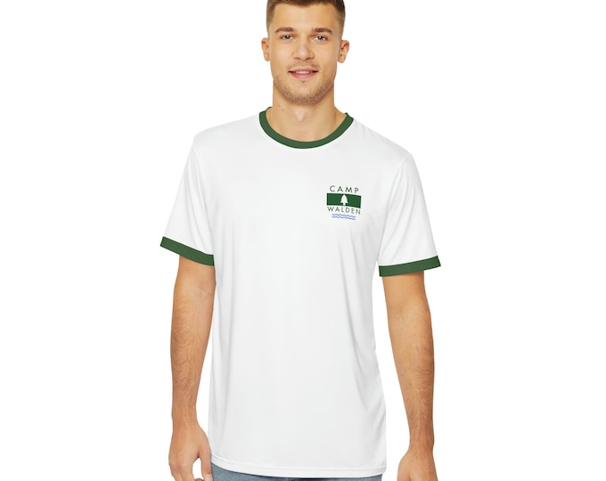 Camp Walden - Uniform Ringer Athletic Material - The Parent Trap - Hunter Green