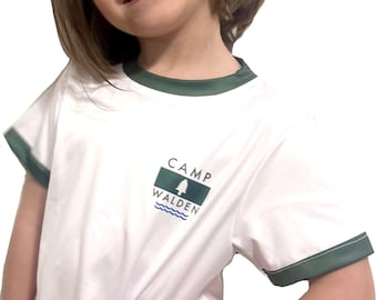 Camp Walden Uniform, Kid Size Halloween Costume, The Parent Trap, Kids Sports Jersey, Halloween Outfit, Movie Costume, Retro, Ringer Shirt