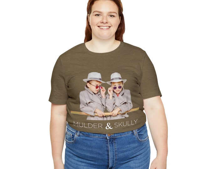 Mulder and Skully MK & Ashley Mystery Agency Unisex Jersey Short Sleeve Tee