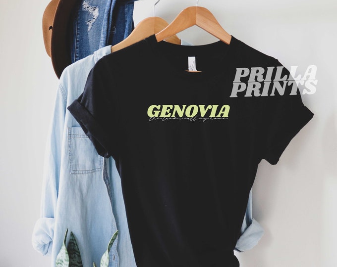 Genovia - Princess Diaries - The Land I Call My Home - Unisex Jersey Short Sleeve Tee
