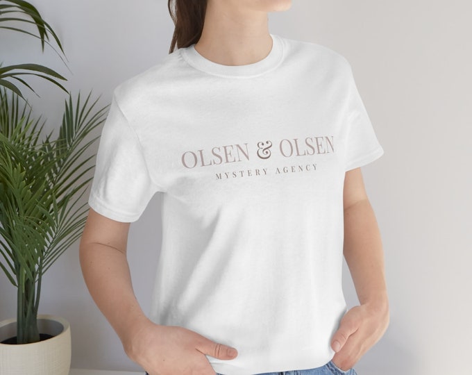 Mary Kate and Ashley Olsen and Olsen Mystery Agency - 90s - Jersey Short Sleeve Tee