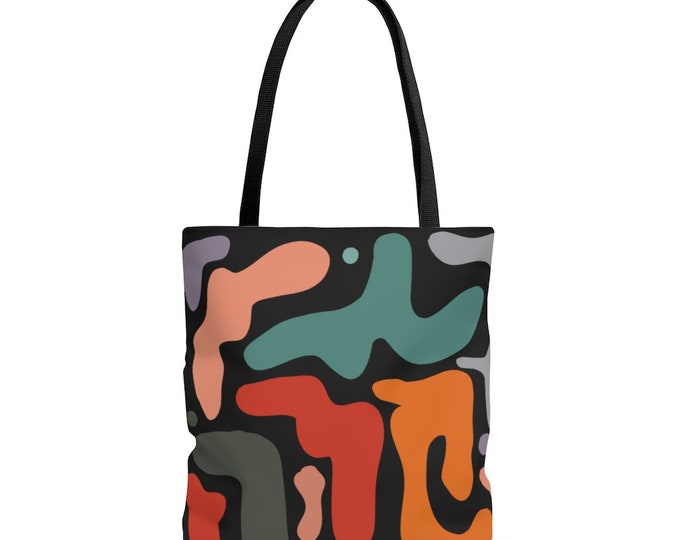 Abstract - Fall Vibes - Modern Art - AOP Tote Bag