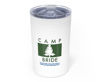 Personalized CAMP BRIDE - Camp Walden Bachelorette Party Accessories - Parent Trap - Vacuum Insulated Tumbler, 11oz