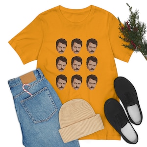Ron Swanson - Parks & Rec - Funny - Unisex Jersey Short Sleeve Tee