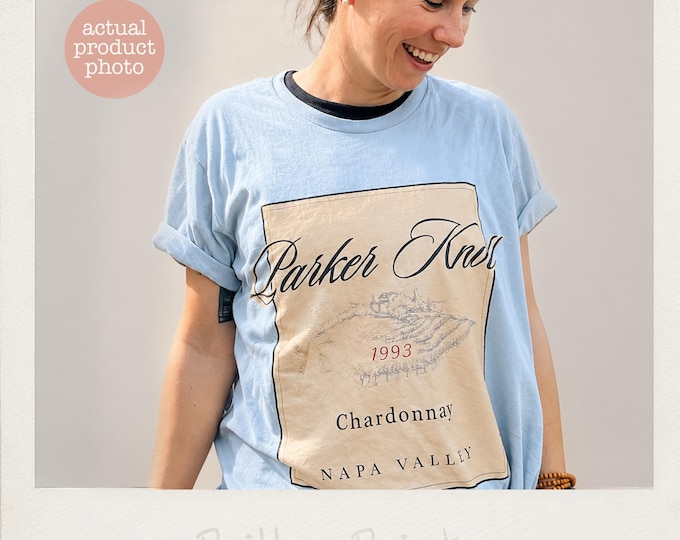 The Parent Trap - Parker Knoll - Napa, California, Vineyard Hallie Parker T-Shirt Bella + Canvas