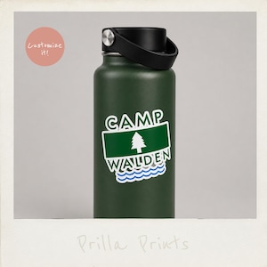 Camp Walden Stickers, Parent Trap Movie Theme, Bachelorette Party Favor (Kiss-Cut)