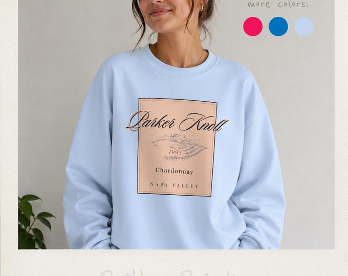 Parker Knoll Vineyard Crewneck Sweatshirt Inspired by The Parent Trap