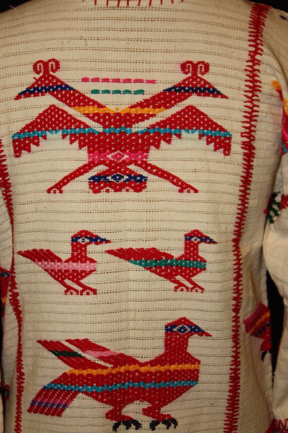 Woven Patchwork Mayan Shirt - image 6