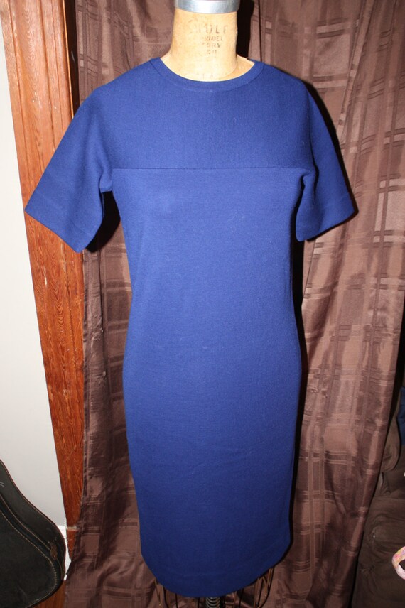 Navy Blue Goldworm Dress