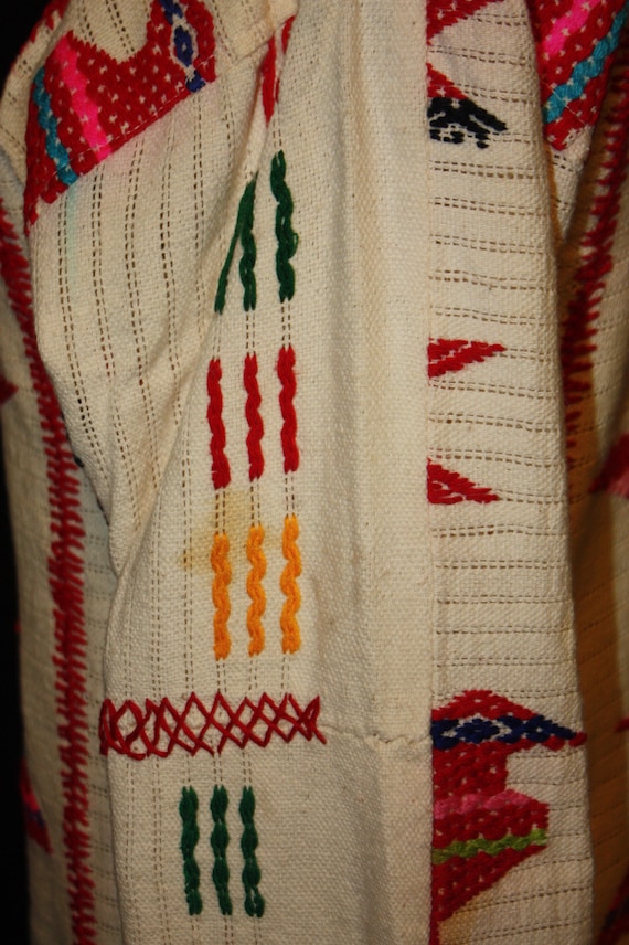 Woven Patchwork Mayan Shirt - image 8