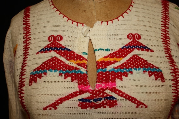 Woven Patchwork Mayan Shirt - image 2