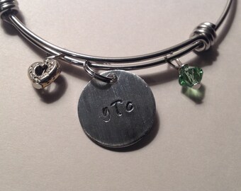 Monogram Expandable Bangle Bracelet