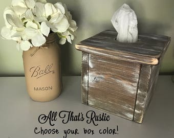 Rustic Tissue Box, Rustic Tissue Box Cover, Tissue Box Cover, Wood Tissue Box, Rustic Home Decor, Rustic Decor, Tissue Box, Rustic Box, Gift