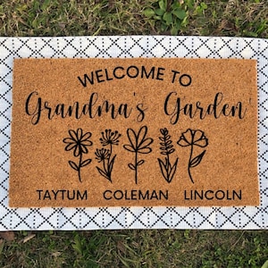 Personalized Grandma&#39;s Garden | Personalized Gifts For Mom | Personalized Gifts | Grandma&#39;s Garden | Grandma Gift | Mother&#39;s Day Gift