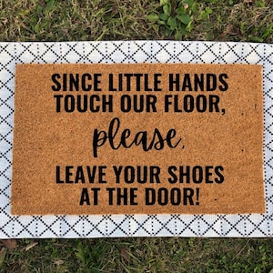 Wholesale Please Remove Your Shoes Doormat Embossed - Door Mates -  Fieldfolio