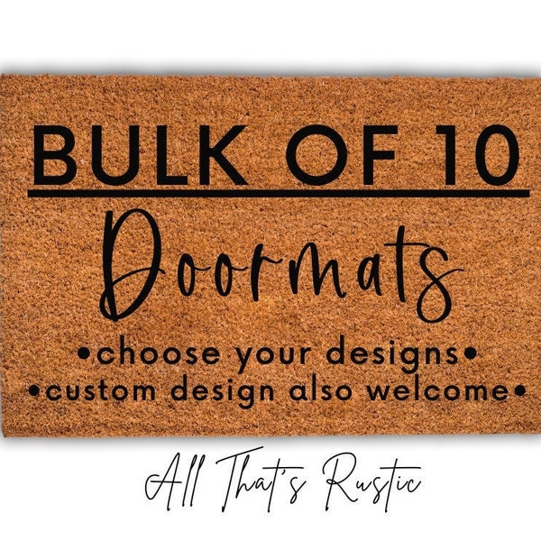 Coir Doormats Bulk Etsy