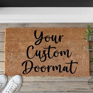 Custom Door Mat, Personalized Doormat, Personalized Gifts, Custom Welcome Mat, Customized Doormat, Custom Gift, Door Mat, Birthday Gift, Mat