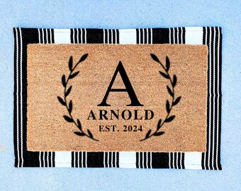 Personalized House Gift | Personalized Gifts For Her | Gift For Women | Custom Door Mat | Christmas Gifts | Front Porch Decor | Door Mat |