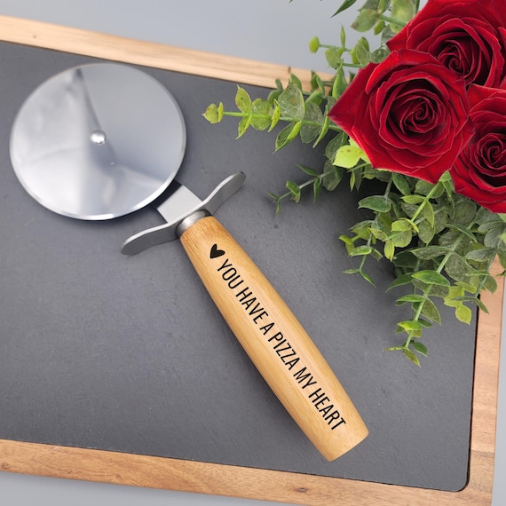 I Love Every Pizza You Pizza Cutter | Wooden Pizza Cutter | Engraved Pizza Cutter| Kitchen Gifts | Kitchen Accessories | Valentines Day Gift