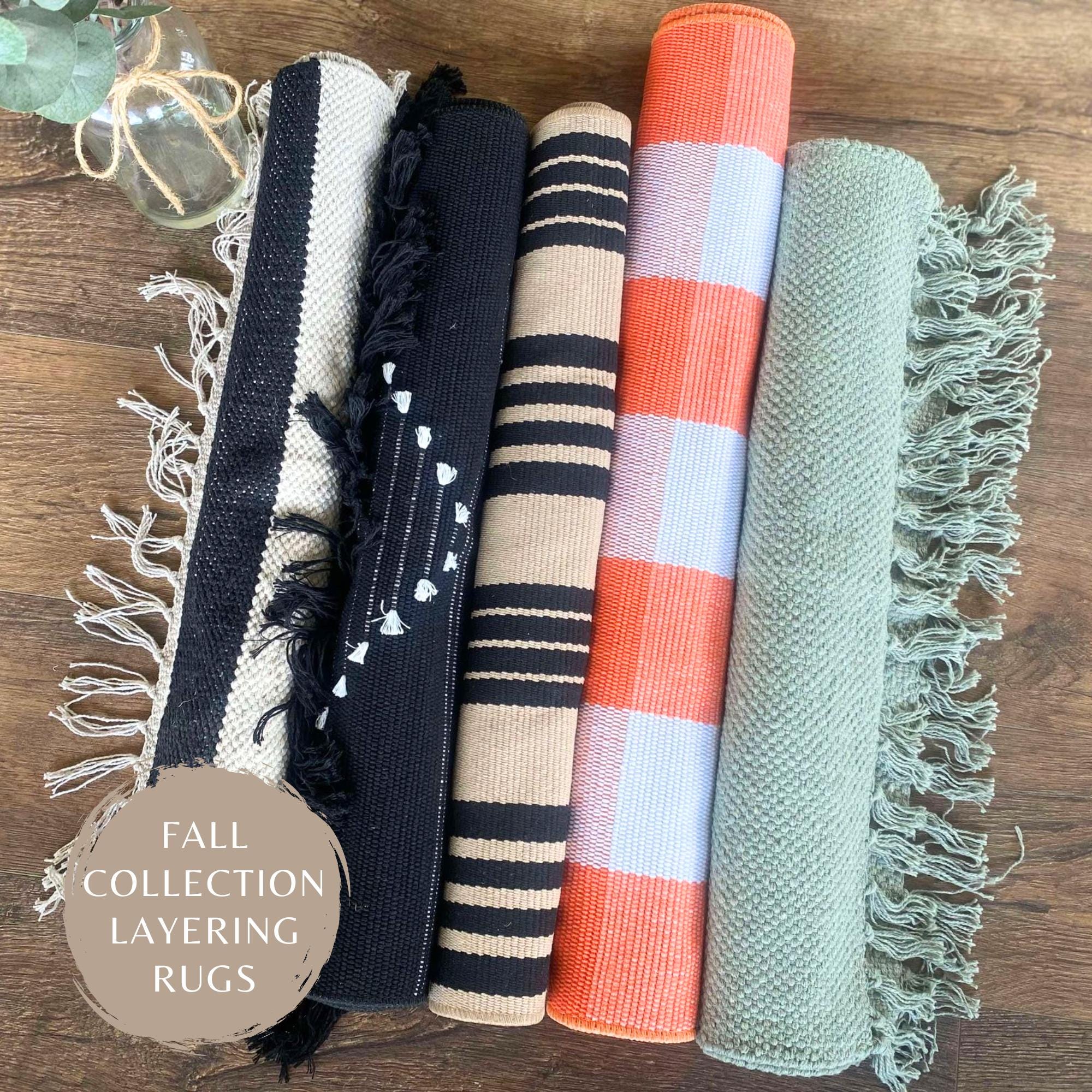 Outdoor Layer Rug Fall and Halloween Indoor Outdoor Layering Rugs | Doormat Layering Rug ...