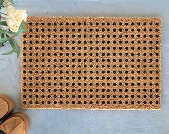 Geometric Shape Doormat | Minimalist Decor | Boho Decor | Geometric Decor | Welcome Mat | Bohemian Doormat |
