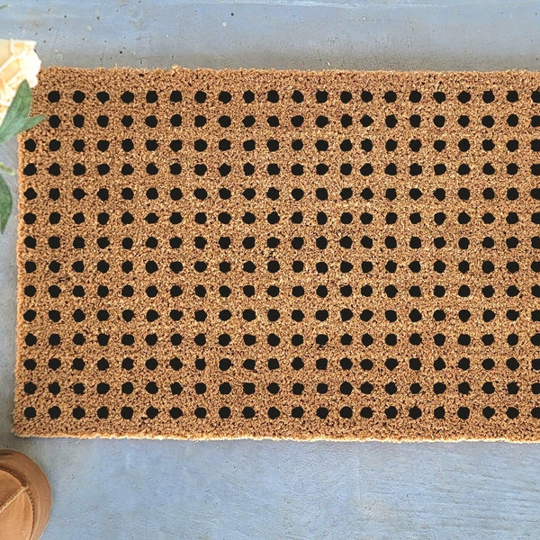 Geometric Shape Doormat | Minimalist Decor | Boho Decor | Geometric Decor | Welcome Mat | Bohemian Doormat |