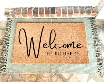 Custom Mother's Day Gift, Custom Doormat, Outdoor Welcome Mat, Personalized Gifts, Gift For Her, Gift For Mom, Gift For Nana, Entryway Decor