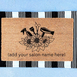 Salon Welcome Mat Etsy