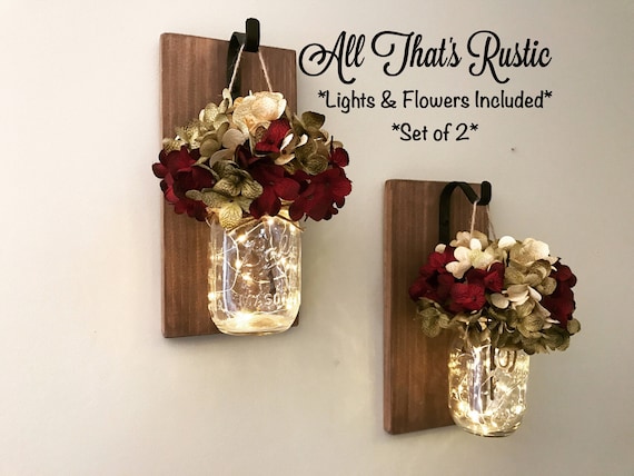 Mason Jar Christmas Decorations Christmas Decorations Etsy