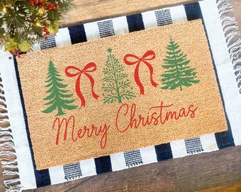 Merry Christmas Doormat, Merry Christmas, Doormat, Christmas Doormat, Christmas Decor, Christmas Decorations, Christmas Porch Decor, Gift