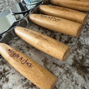 I Love Every Pizza You Pizza Cutter | Wooden Pizza Cutter | Engraved Pizza Cutter| Kitchen Gifts | Kitchen Accessories | Valentines Day Gift image 5